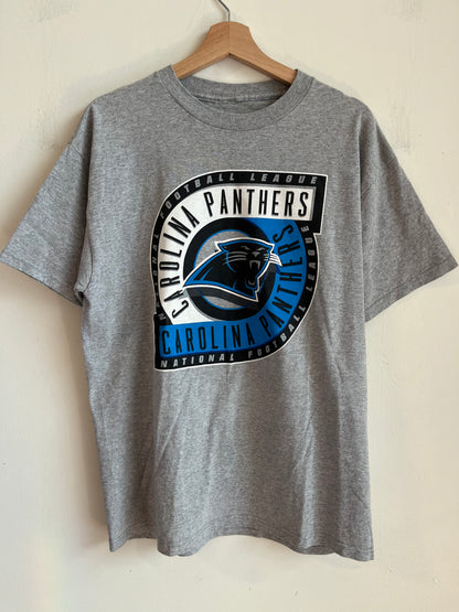 00s Carolina Panthers Circle Spell Out Tee (L)