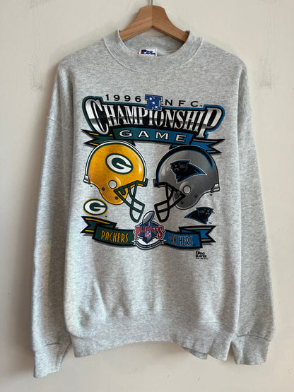 1996 Green Bay Packers v Carolina Panthers Playoff Crewneck (XL)