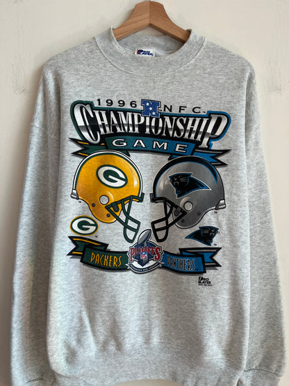 1996 Green Bay Packers v Carolina Panthers Playoff Crewneck (XL)