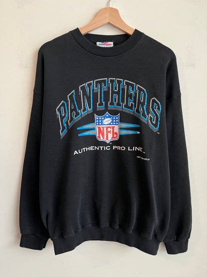 90s Carolina Panthers Diamond Cut Crewneck (L)