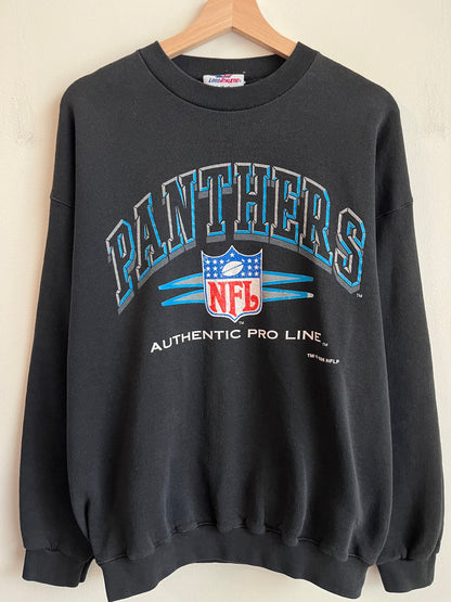 90s Carolina Panthers Diamond Cut Crewneck (L)
