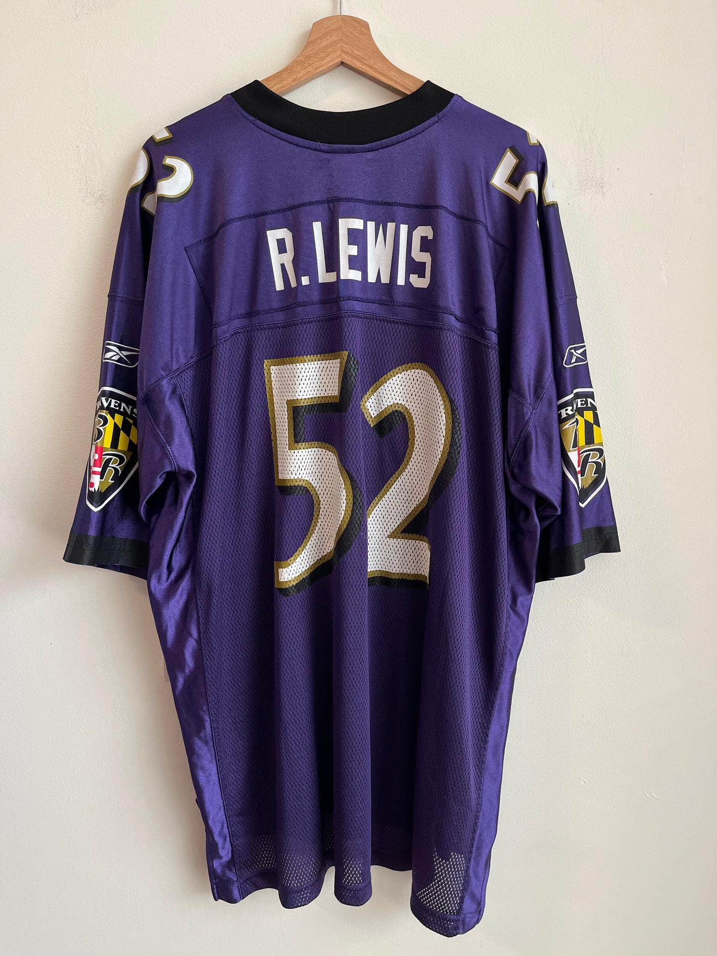 00S Baltimore Ravens Ray Lewis Home Jersey (XXL)