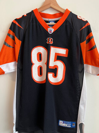 00s Cincinnati Bengals Ocho Cinco Home Jersey (Youth XL)