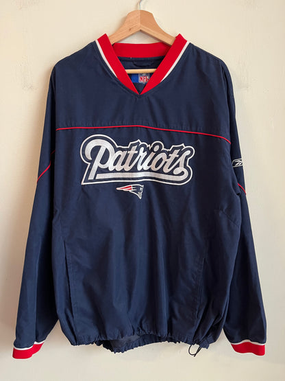 00s New England Patriots Spell Out Reebok Windbreaker (L)