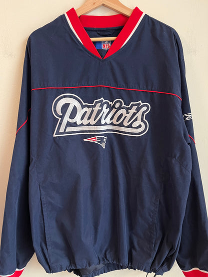 00s New England Patriots Spell Out Reebok Windbreaker (L)