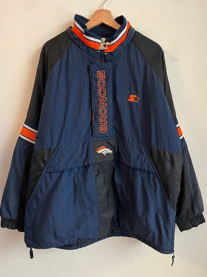 90s Denver Broncos Starter Puffer Jacket (L)