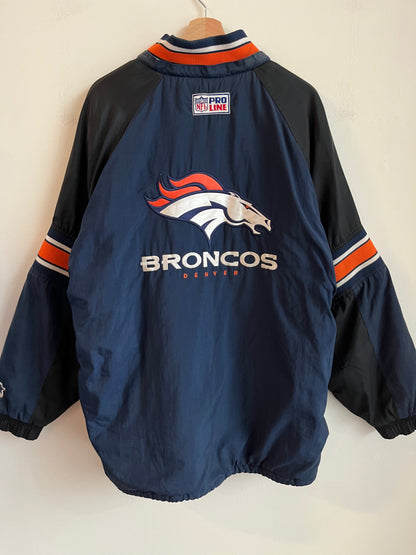 90s Denver Broncos Starter Puffer Jacket (L)