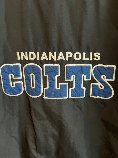 2010s Indianapolis Colts Two Toned Spell Out Puffer Jacket (L)