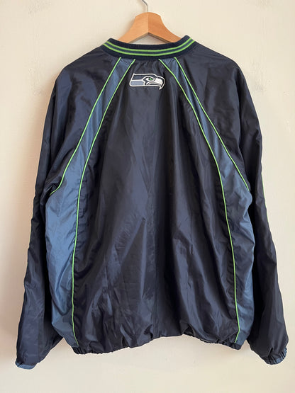 00s Seattle Seahawks Spell Out Windbreaker (XL)