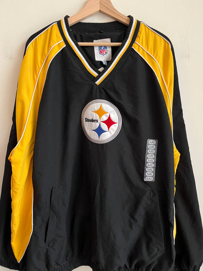 2010s Pittsburgh Steelers Deadstock Embroidered Windbreaker (XXL)