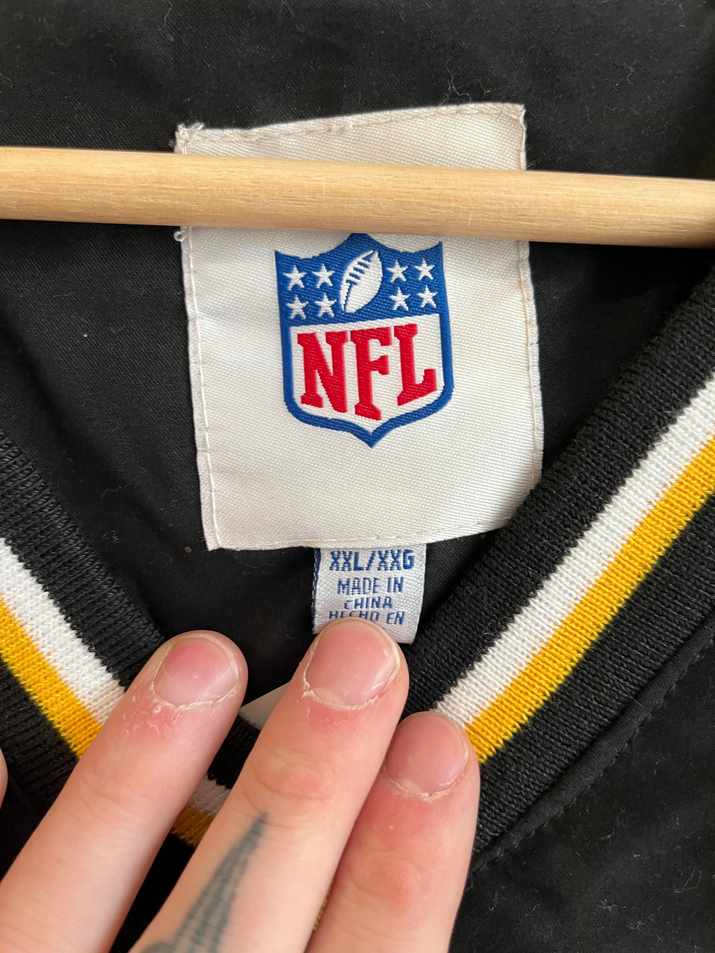 2010s Pittsburgh Steelers Deadstock Embroidered Windbreaker (XXL)