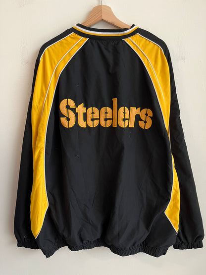 2010s Pittsburgh Steelers Deadstock Embroidered Windbreaker (XXL)