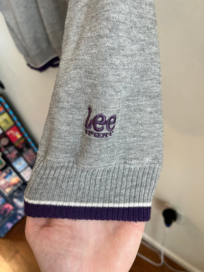 1990s Los Angeles Lakers Embroidered Spell Out Lee Crewneck (L)