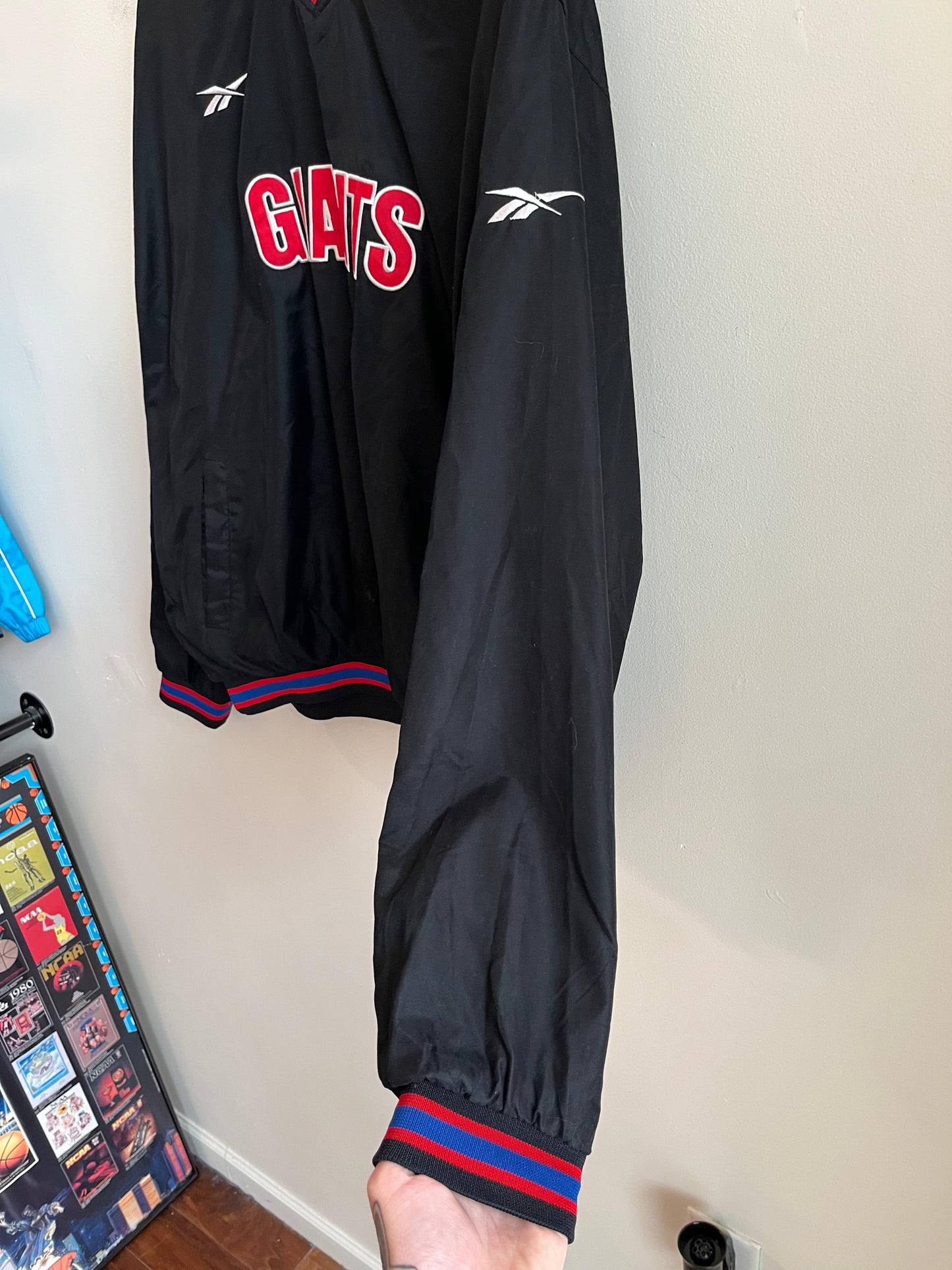 90s New York Giants Reebok Rare Spell Out Windbreaker (XL)