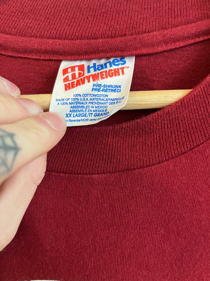 1990s Florida State Seminoles Big Spell Out Hanes Tee (XXL)