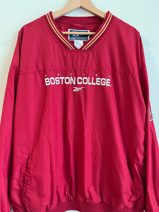 90s Boston College Spell Out Reebok Windbreaker (XL)