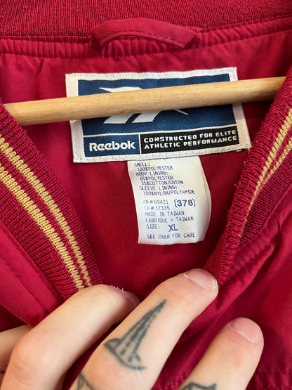 90s Boston College Spell Out Reebok Windbreaker (XL)