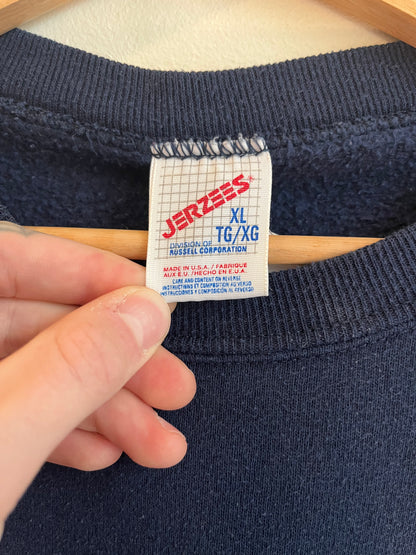 1996 Cleveland Indians Spell Out Jerzees Crewneck (XL)