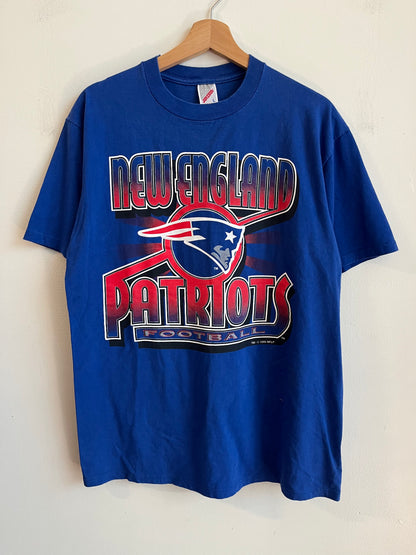 1995 New England Patriots Football Spell Out Tee (L)