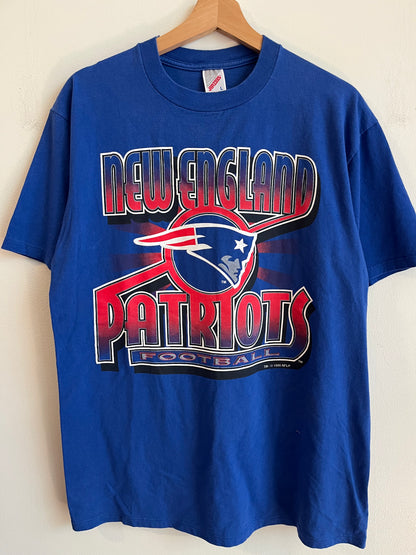 1995 New England Patriots Football Spell Out Tee (L)