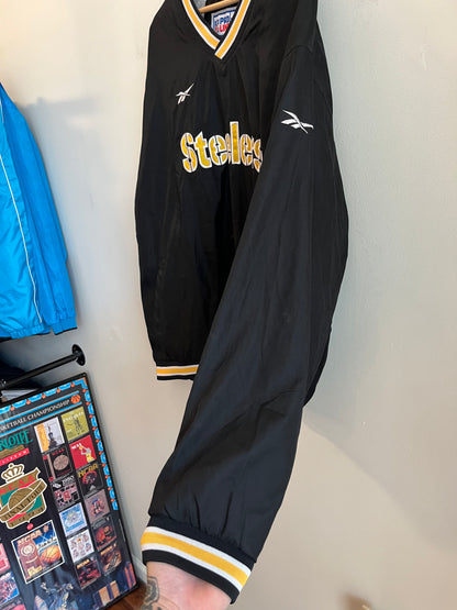 90s Pittsburgh Steelers Reebok Pro LIne Windbreaker (XXL)