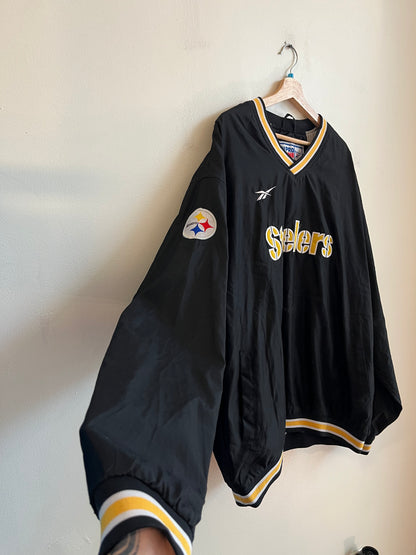 90s Pittsburgh Steelers Reebok Pro LIne Windbreaker (XXL)