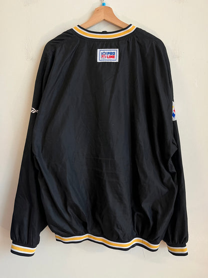 90s Pittsburgh Steelers Reebok Pro LIne Windbreaker (XXL)