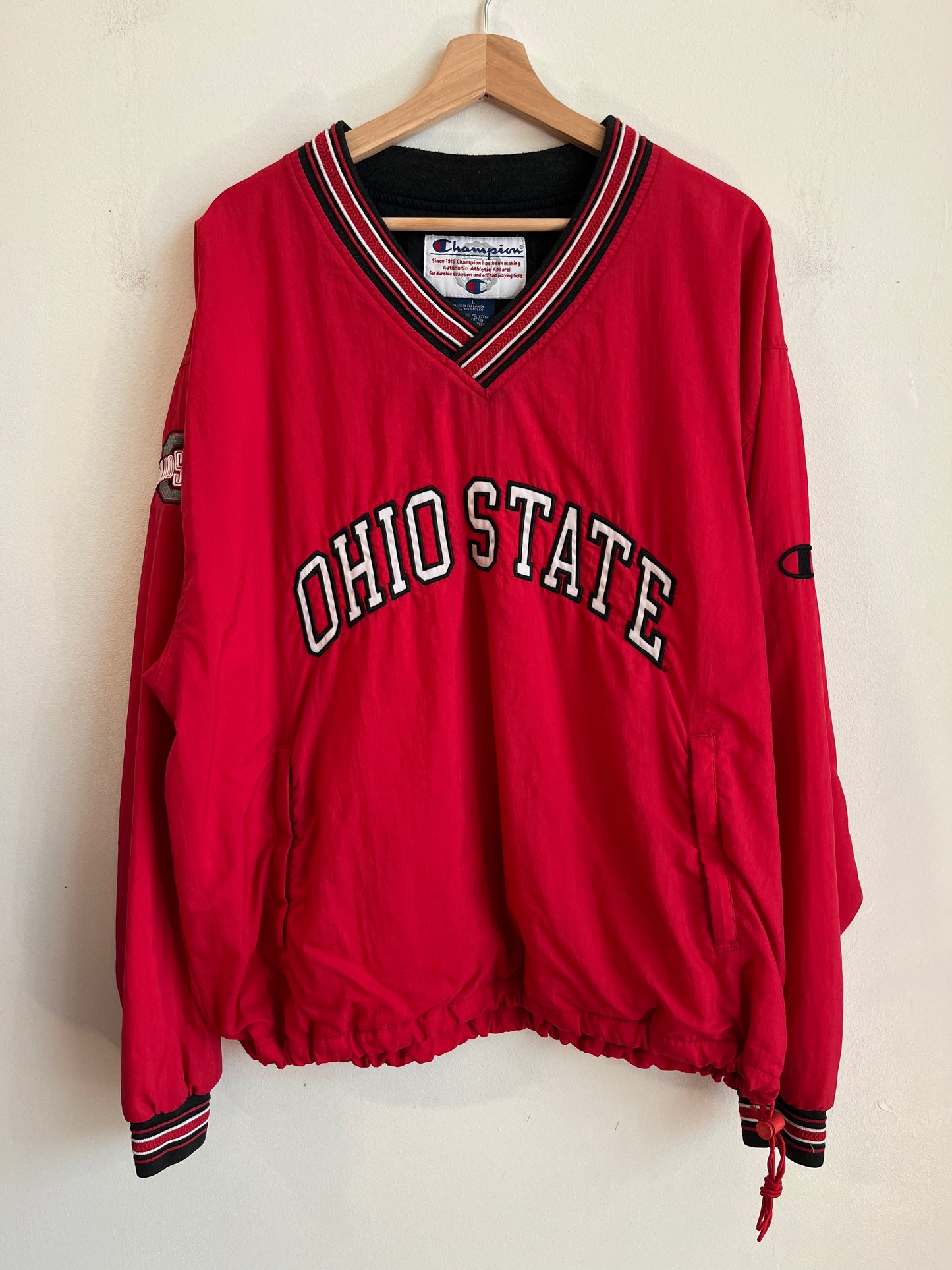 90s Ohio State Spell Out Champion Windbreaker (L)
