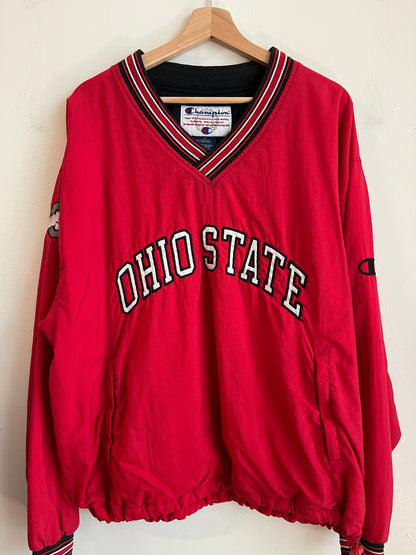 90s Ohio State Spell Out Champion Windbreaker (L)