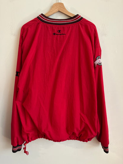 90s Ohio State Spell Out Champion Windbreaker (L)
