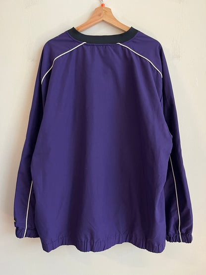 00s Baltimore Ravens Spell Out Team Apparel Windbreaker (XXL)