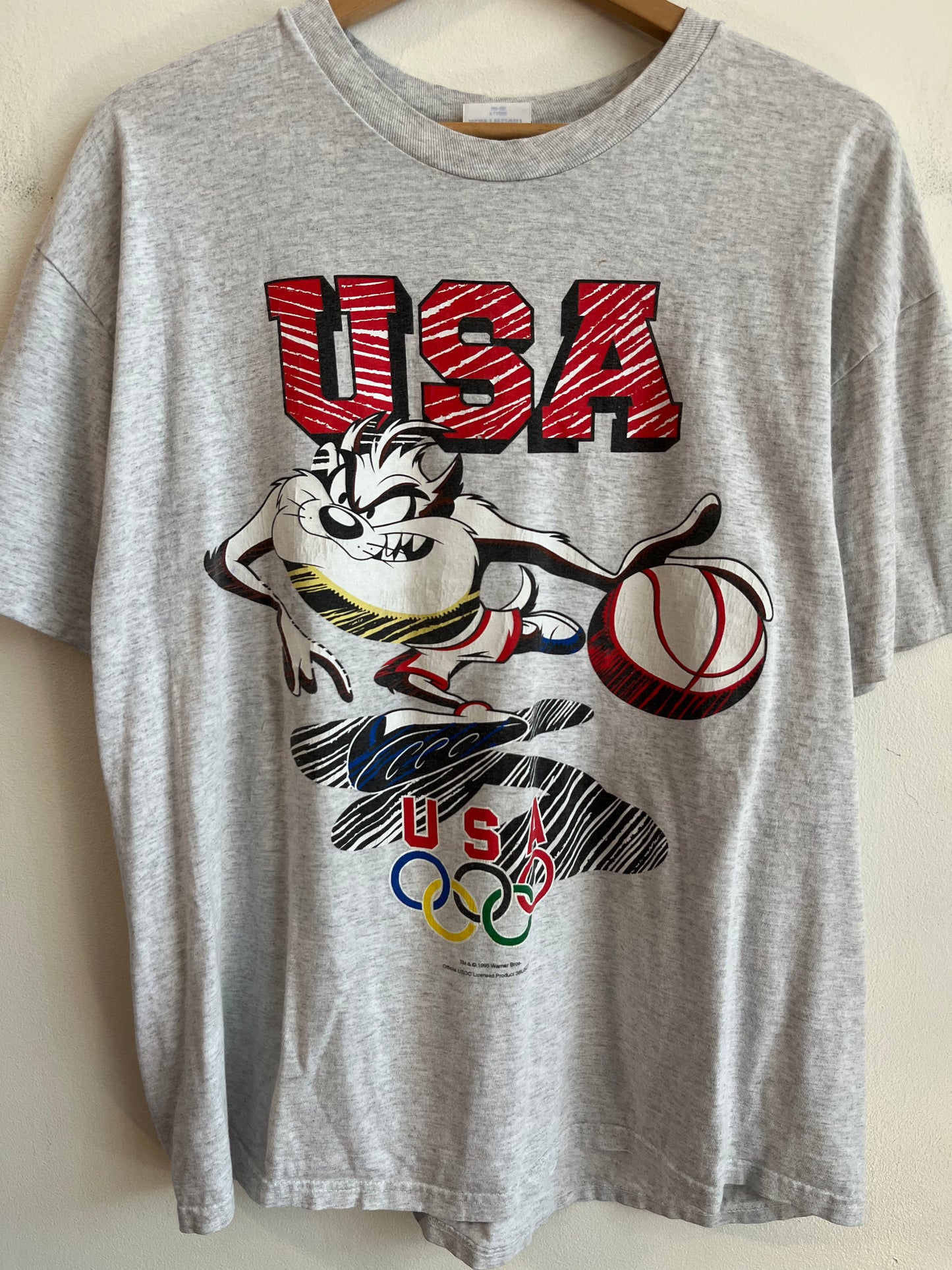 1995 USA Basketball Olympics Taz Tee (XL)