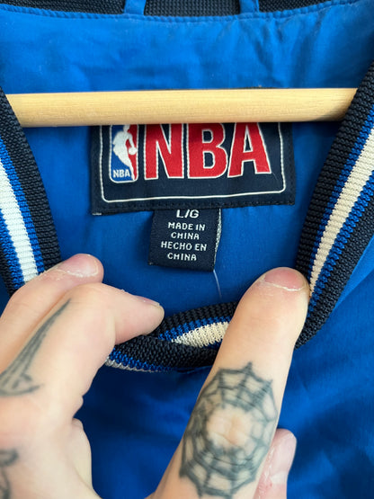 00s Dallas Mavericks Spell Out NBA Windbreaker (L)