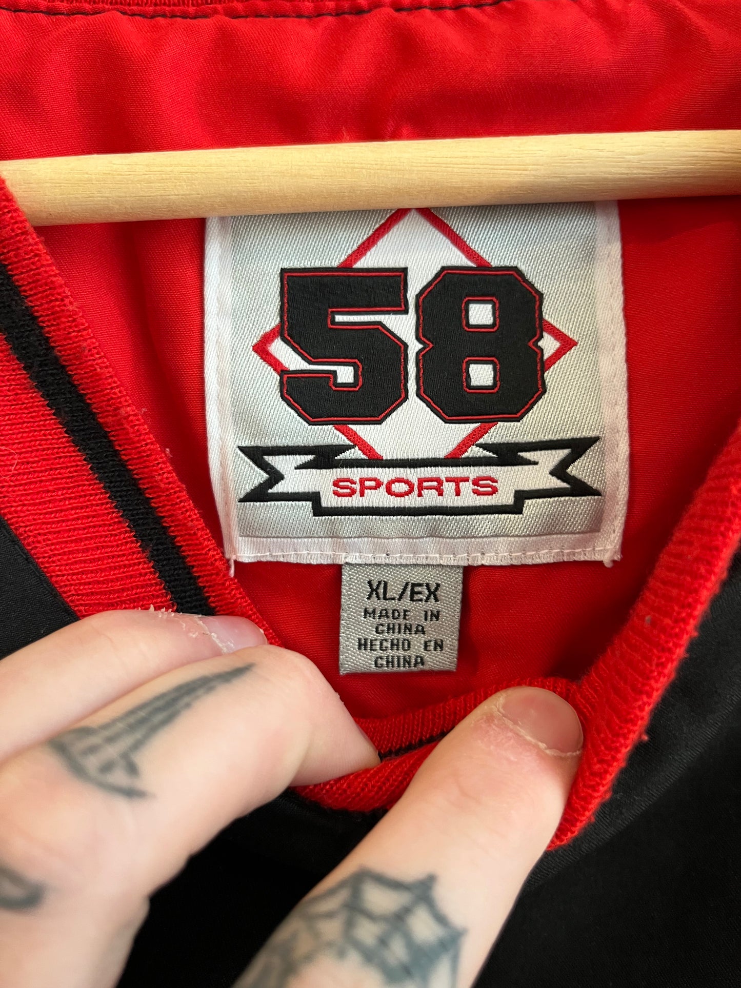 00s Ohio State Buckeyes 58 Sport Two Toned Windbreaker (XL)