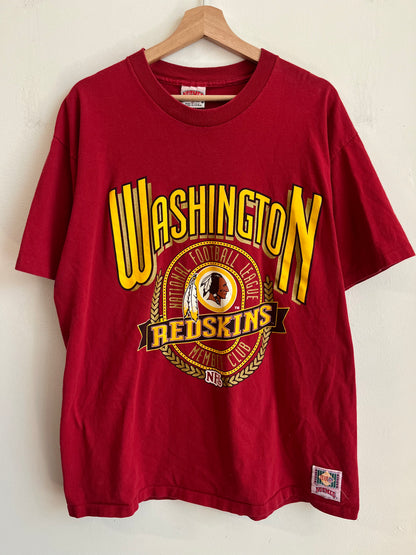 1990s Washington Redskins Spell Out Nutmeg Red Tee (XL)