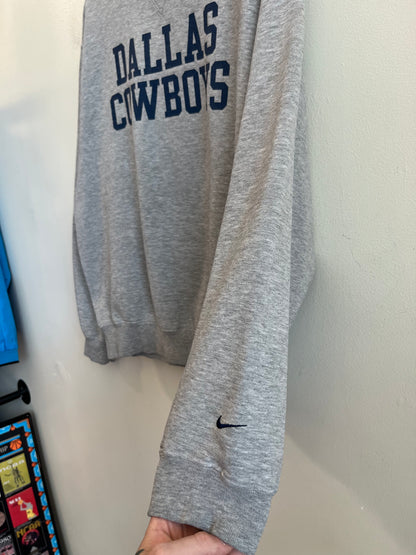90s Dallas Cowboys Spell Out Nike Crewneck (M)