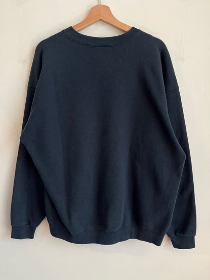 90s Nike Essential Spell Out/ Swoosh Crewneck (L)