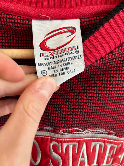 90s Ohio State Buckeyes Embroidered Spell Out Crewneck (XL)