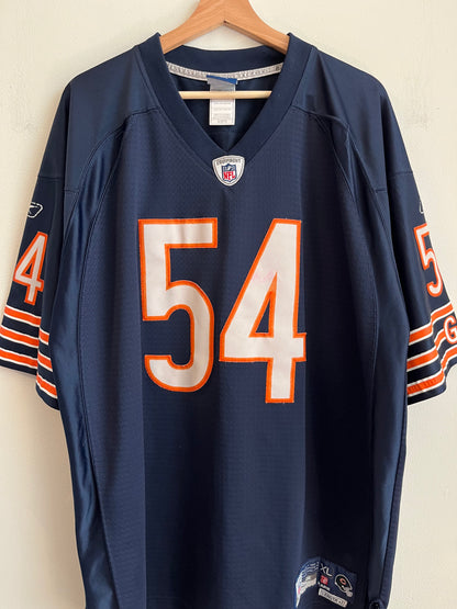 00s Chicago Bears Brian Urlacher Stitched #54 Jersey (XL)