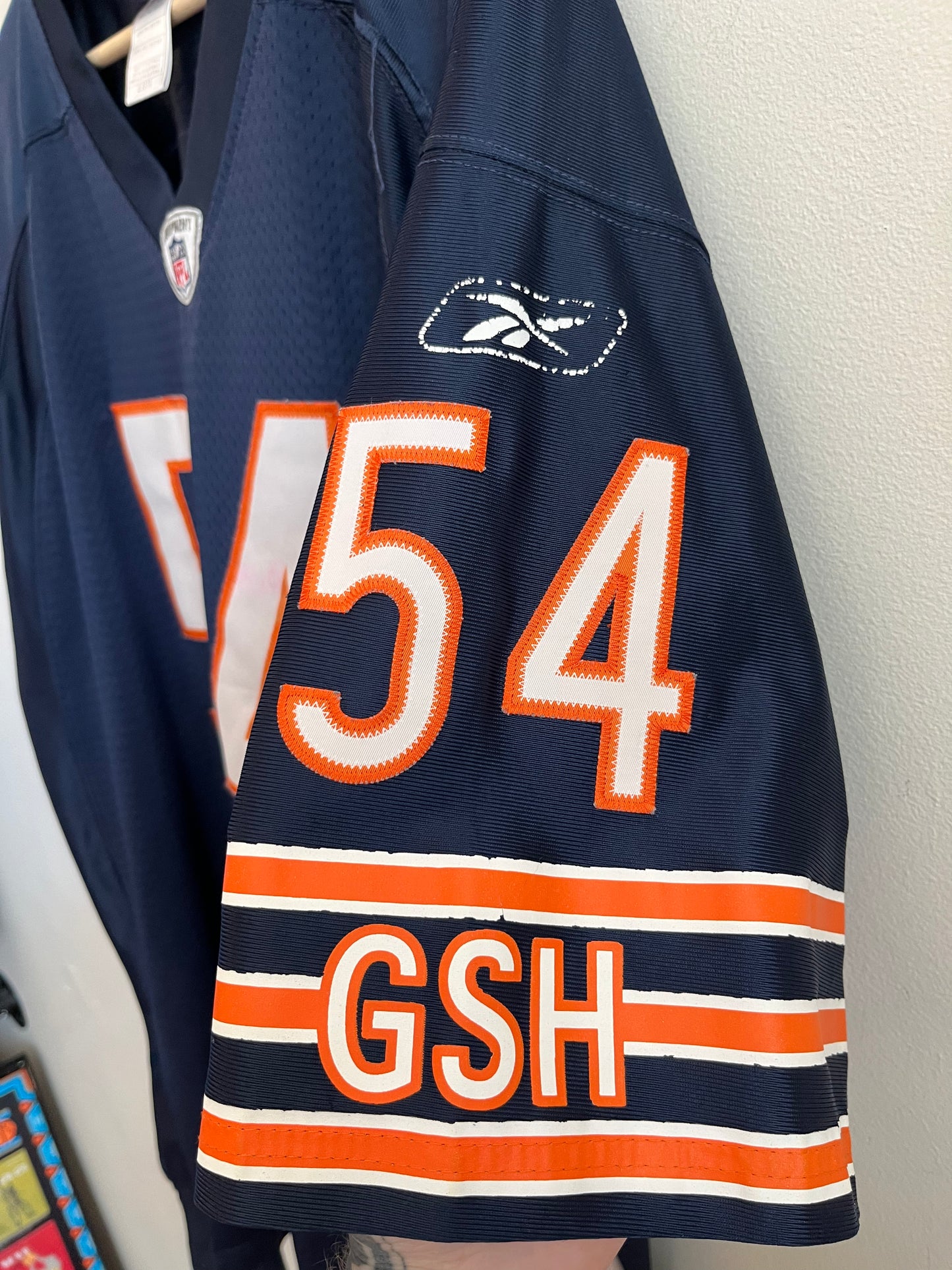 00s Chicago Bears Brian Urlacher Stitched #54 Jersey (XL)