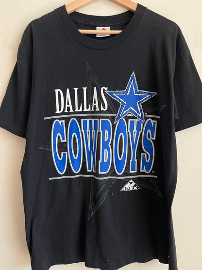 90s Dallas Cowboys Apex One Front/Back Tee (L)