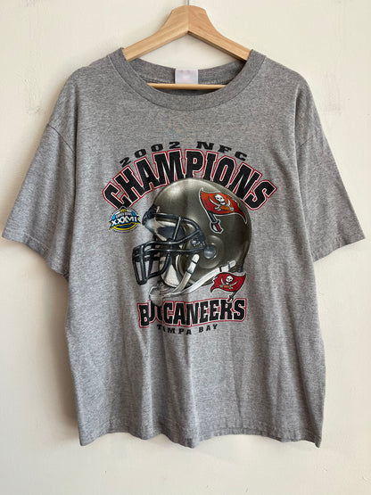 2002 Tampa Bay Buccaneers NFC Champions Tee (L)