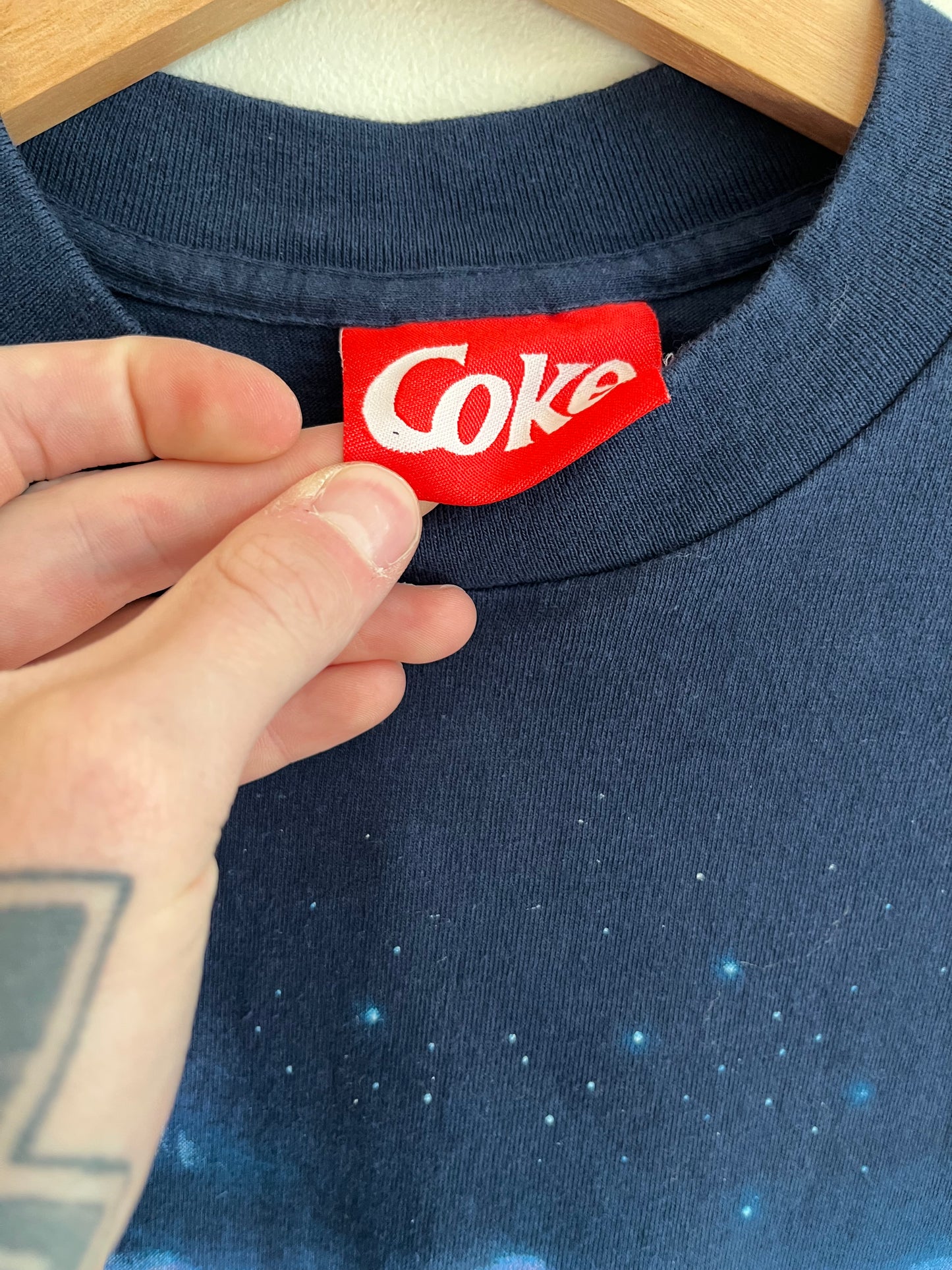 1994 Coca Cola Polar Bears Navy Tee (L)