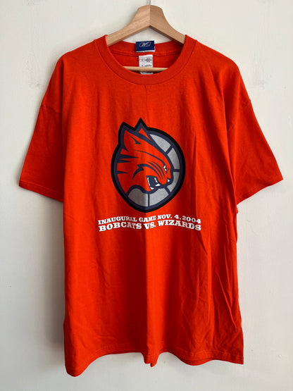 2004 Charlotte Bobcats Vs. Washington Wizards Inaugural Game Tee (XL)