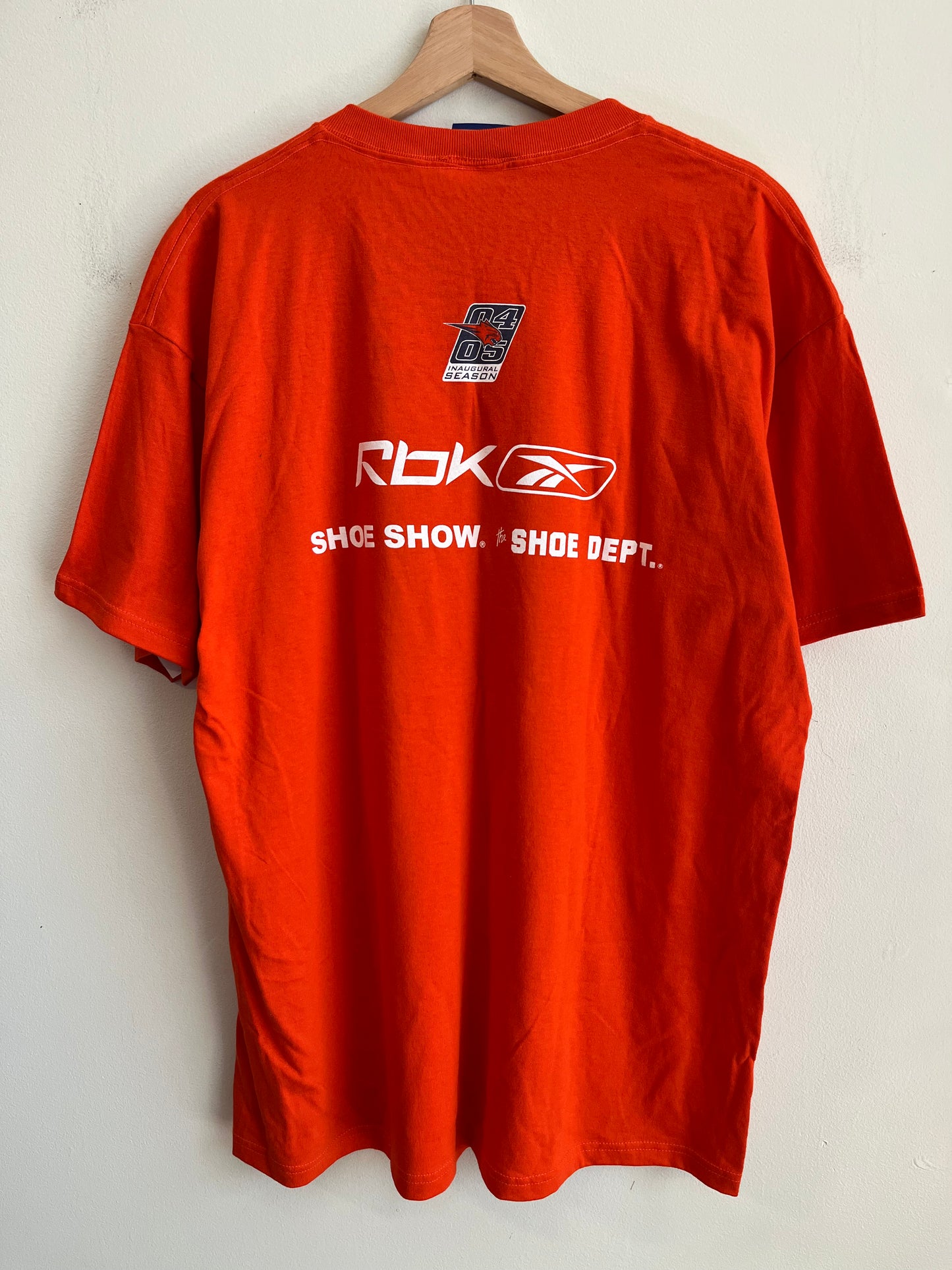 2004 Charlotte Bobcats Vs. Washington Wizards Inaugural Game Tee (XL)