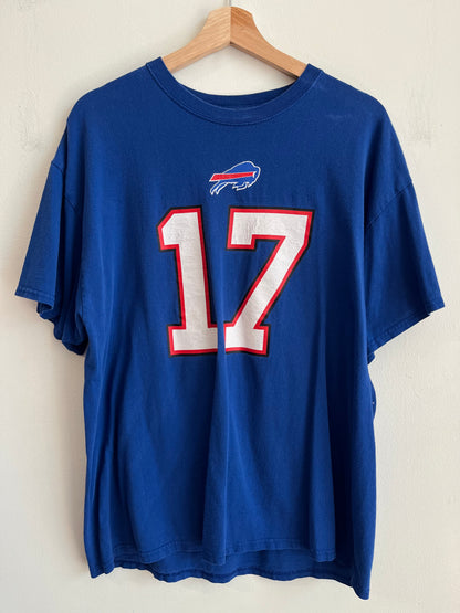 2010s Buffalo Bills Josh Allen #17 Blue Jersey Tee (XL)
