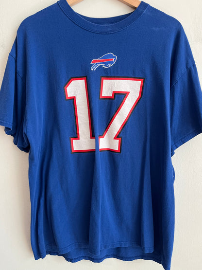 2010s Buffalo Bills Josh Allen #17 Blue Jersey Tee (XL)