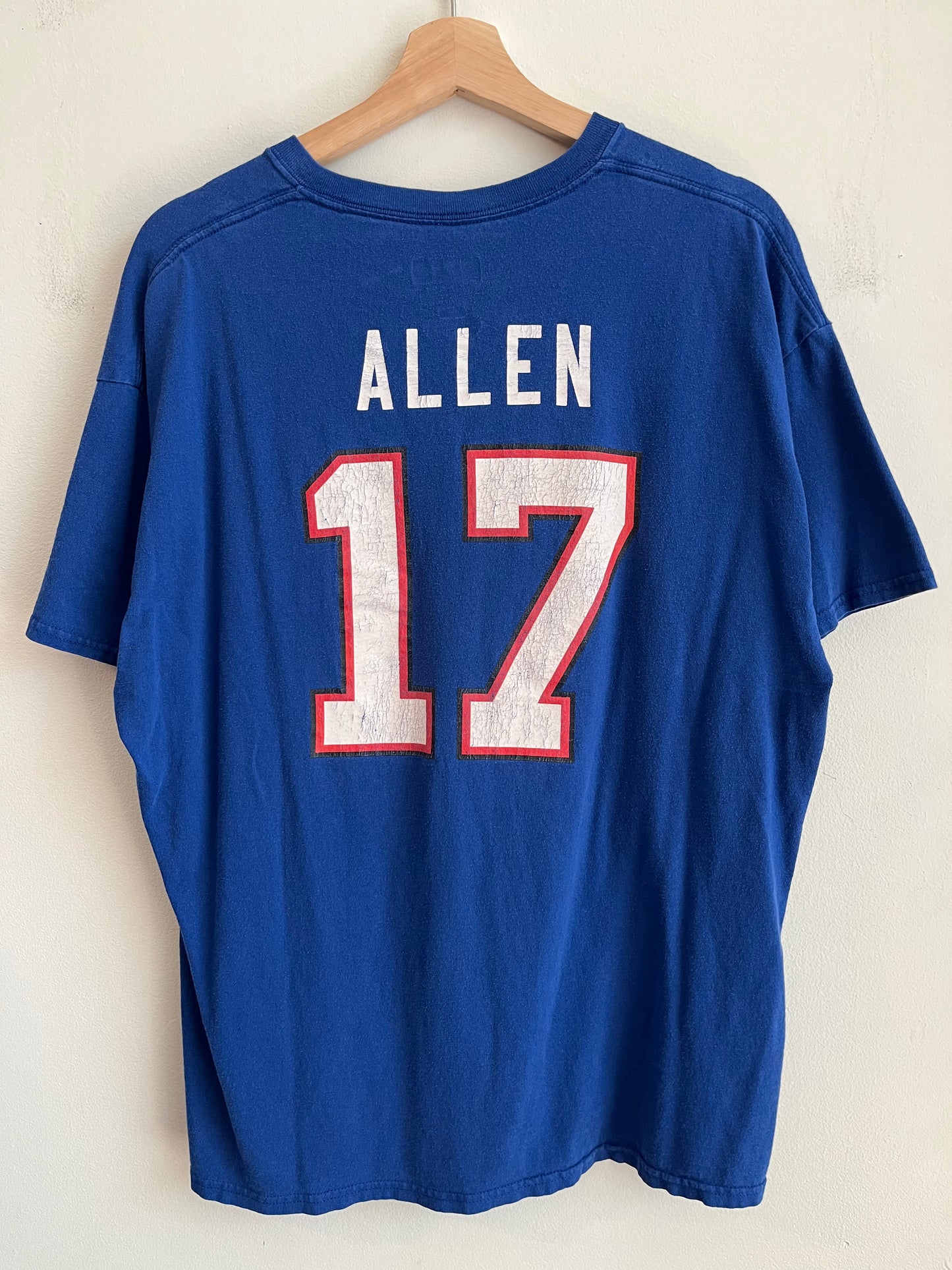 2010s Buffalo Bills Josh Allen #17 Blue Jersey Tee (XL)