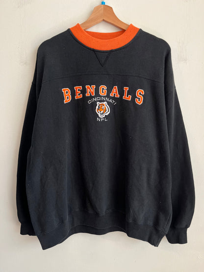 00s Cincinnati Bengals Embroidered NFL Crewneck (XL)