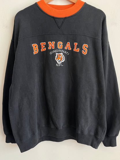 00s Cincinnati Bengals Embroidered NFL Crewneck (XL)